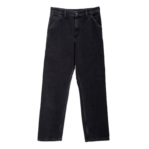 Carhartt WIP Single Knee Pant Black Stone Washed I032024.01.06.32 Degli Uberti